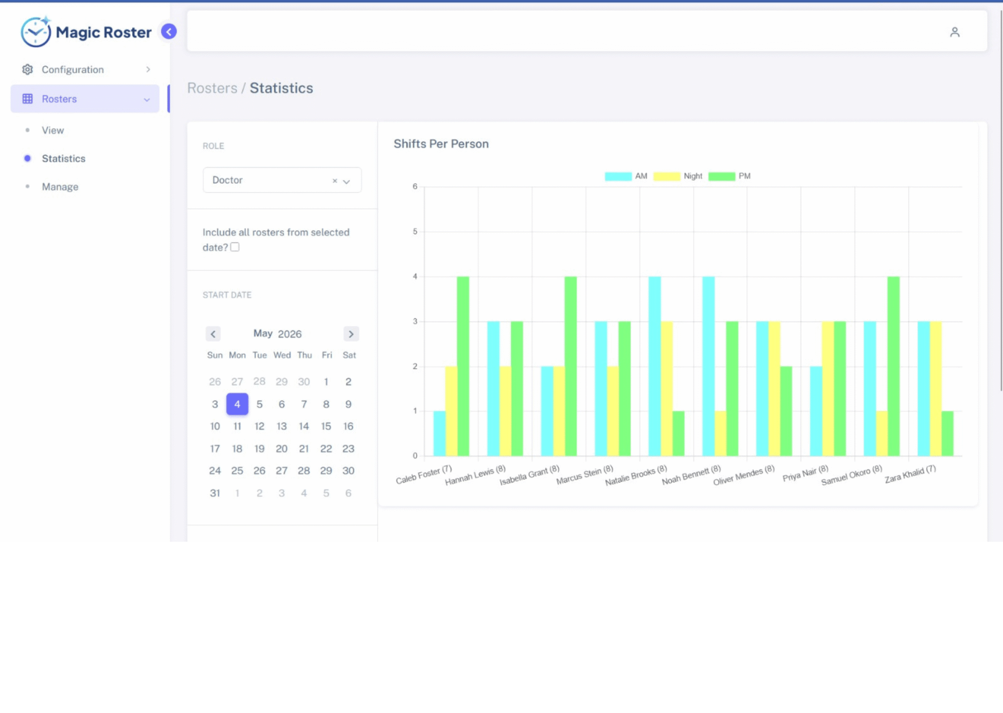 Magic Roster | Automated Workforce Scheduling Software